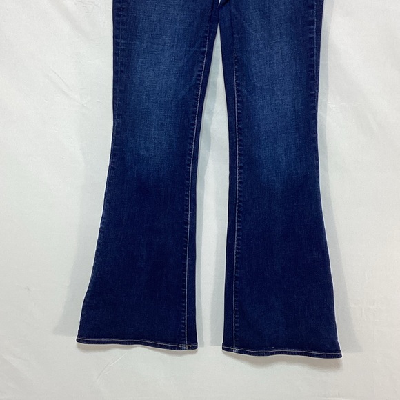American Eagle 8 long Women’s stretch Blue flareJeans - Picture 3 of 16
